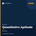 CA FOUNDATION QUANTITATIVE APTITUDE IMPORTANT QUESTIONS MCQ BANK